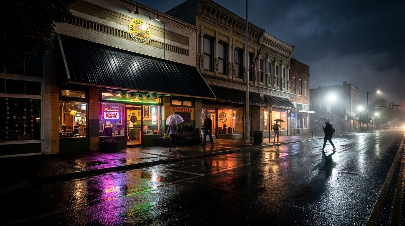 Revitalized Emma Avenue in Downtown Springdale