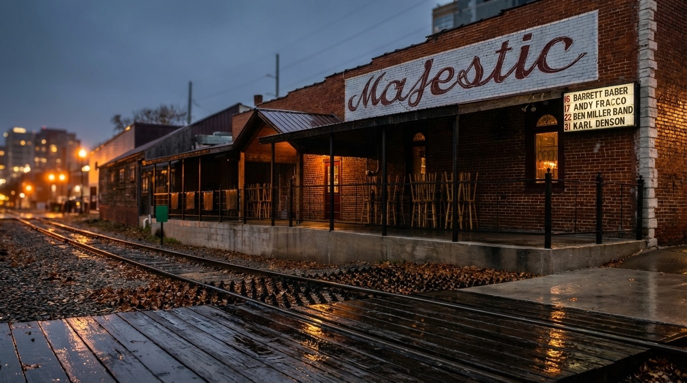 Exterior of George's Majestic Lounge