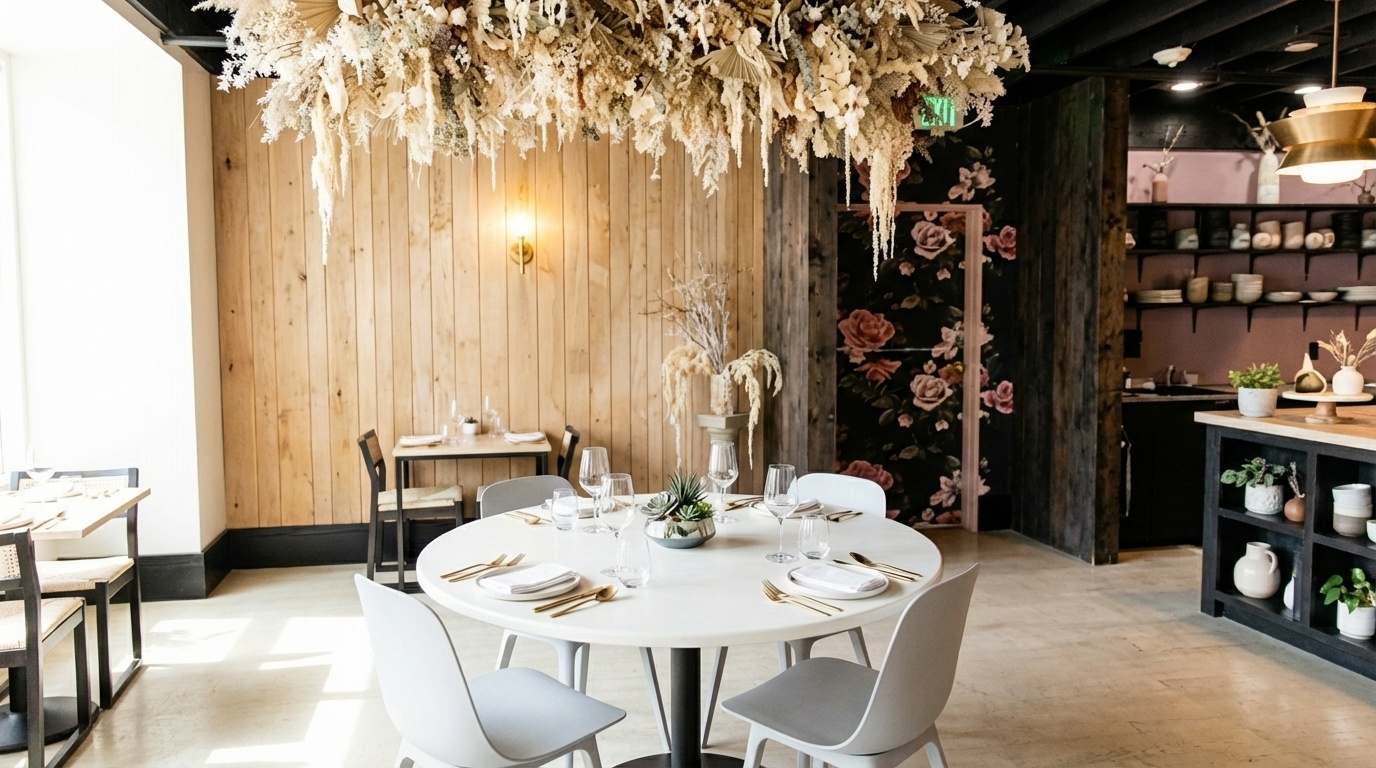 Dining room at Vetro 1925 in Rogers