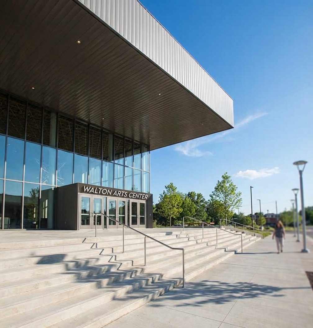 Exterior of Walton Arts Center on Dickson Street