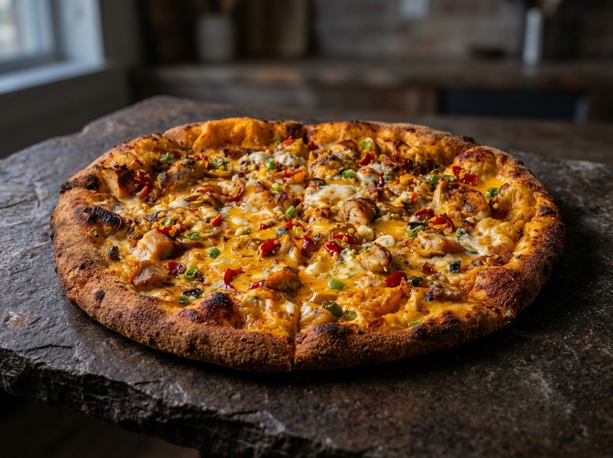 Craft pizza at Wood Stone Pizza